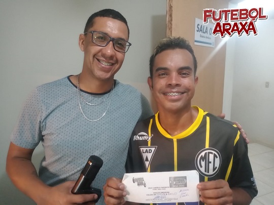 Kaio do Milan o melhor em campo no empate com os Amigos