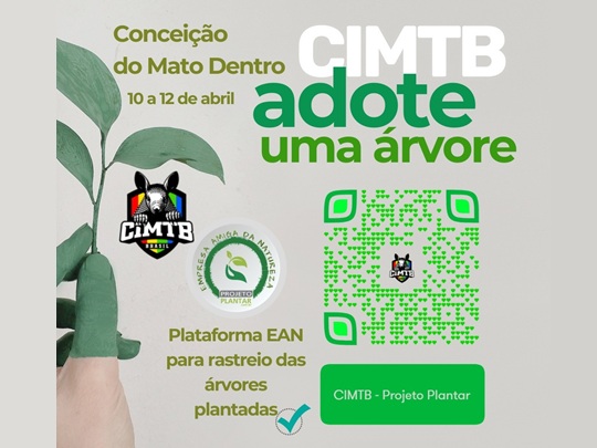 Competidores podem adquirir árvores para adoção ao se inscreverem na CiMTB