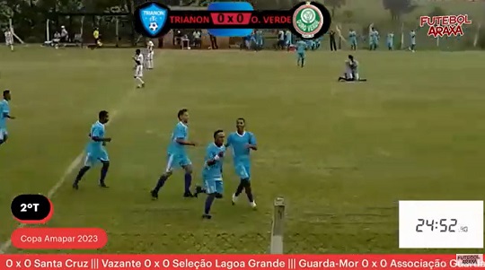 Wesley marca e Trianon vence Ouro Verde