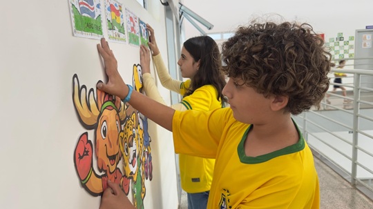 Copa do Mundo movimenta escolas municipais com atividades pedagógicas