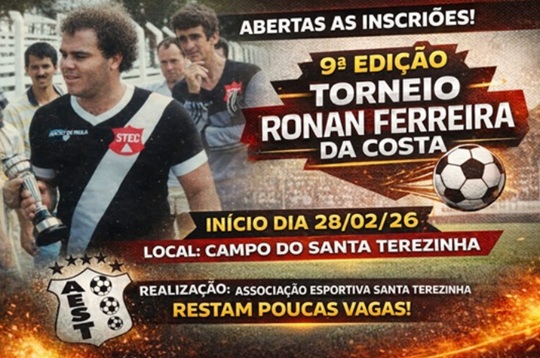 Vem aí mais uma edição do Torneio Ronan Ferreira da Costa